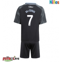Camiseta Aston Villa John McGinn #7 Visitante Equipación para niños 2025-26 manga corta (+ pantalones cortos)
